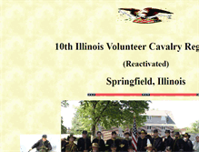 Tablet Screenshot of 10thillinoisvolcavalry.com